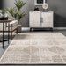 Miley Ivory Textured Tiled Area Rug 160 X 230 cm