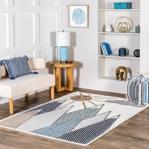 Millicent Kids Beige Mountain Area Rug 120x160 cm