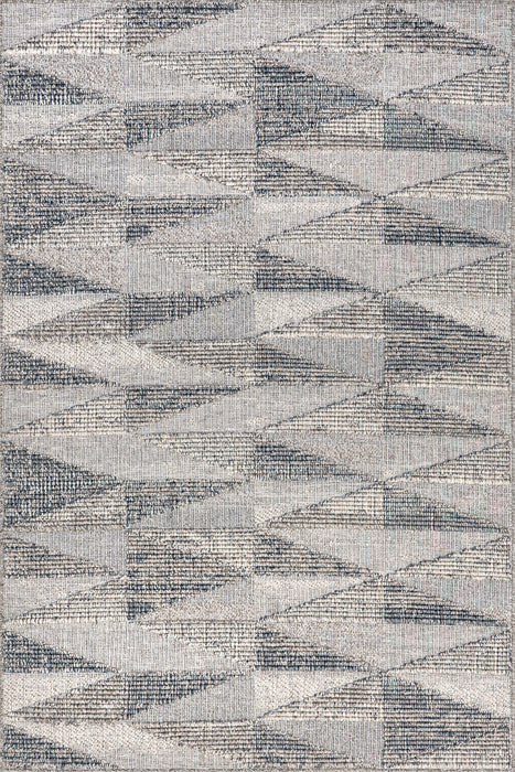 Mina Light Grey High-Low Triangle Area Rug 170x240 cm