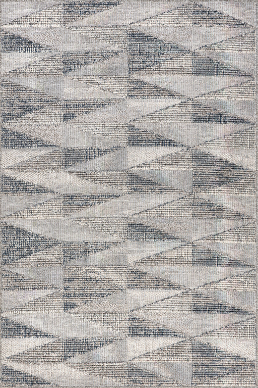 Mina Light Grey High-Low Triangle Area Rug 170x240 cm