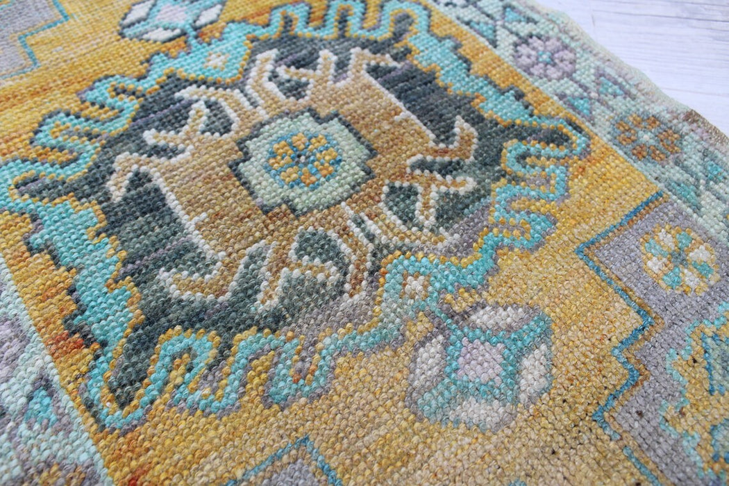 Mina Vintage Hand-Knotted Wool Rug 49cm x 75cm