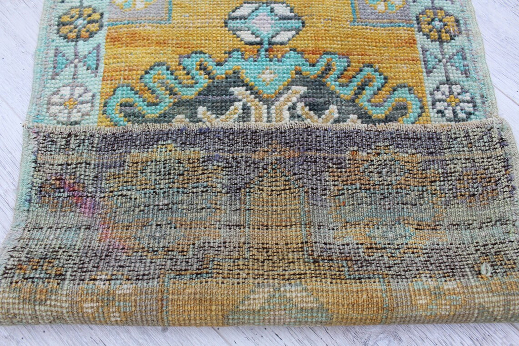Mina Vintage Hand-Knotted Wool Rug 49cm x 75cm