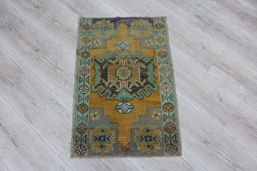 Mina Vintage Hand-Knotted Wool Rug 49cm x 75cm