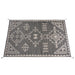 Minimalist Ivory Charcoal NZ Wool Hand Woven Rug