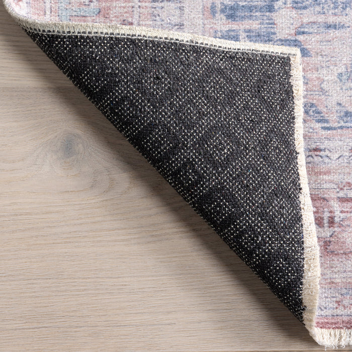 Minnie Vintage Medallion Washable Rug 140x200 cm Rust