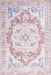 Minnie Vintage Medallion Washable Rug 140x200 cm Rust