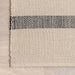 Missy Striped Cotton Area Rug in Ivory Color