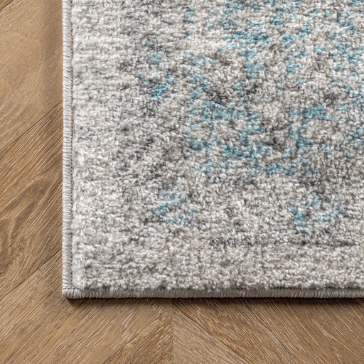 Misty Aqua Herati Area Rug 160x230 cm