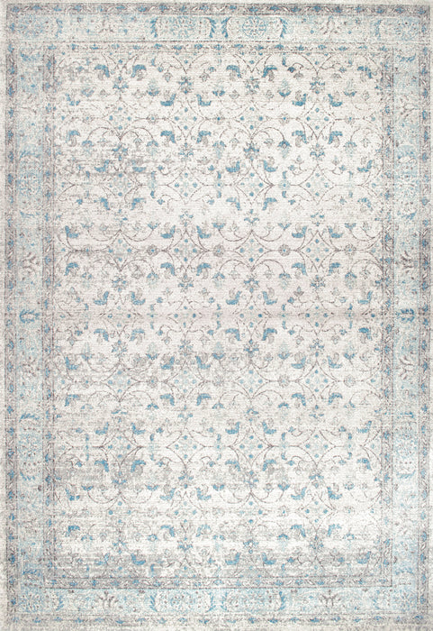 Misty Aqua Herati Area Rug 160x230 cm