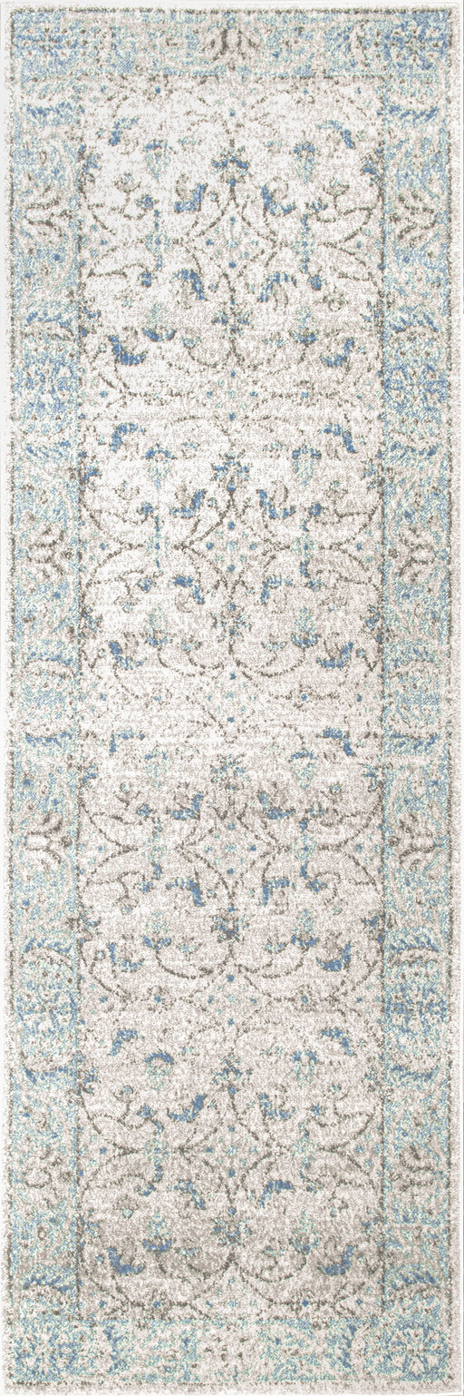 Misty Olden Herati Area Rug Aqua 160x230 cm