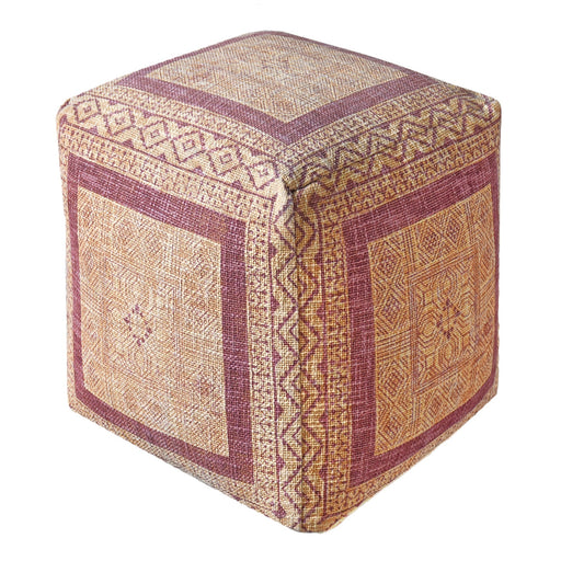 Miyako Hand Woven Cotton Pouf For Stylish Living Spaces