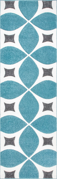 Mod Trellis Area Rug Baby Blue 150x240 cm