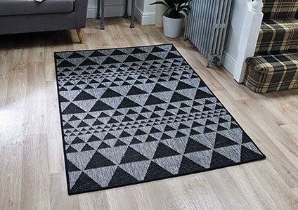 Moda Prism Black Rug