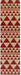 Moda Prism Red Runner Rug