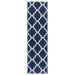 Moda Trellis Flatweave Blue Rug