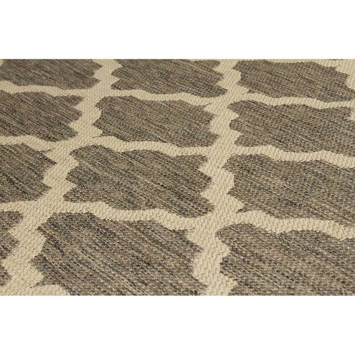 Moda Trellis Flatweave Grey/Brown Runner