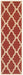 Moda Trellis Red Runner Rug