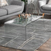 Modern Abstract Grey Area Rug 160cm x 230cm
