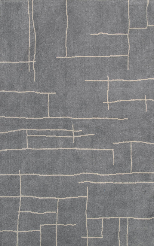 Modern Abstract Grey Area Rug 160cm x 230cm