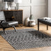 Modern Black Trellis Area Rug 160 cm x 230 cm