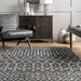 Modern Black Trellis Area Rug 160 cm x 230 cm