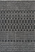 Modern Black Trellis Area Rug 160 cm x 230 cm