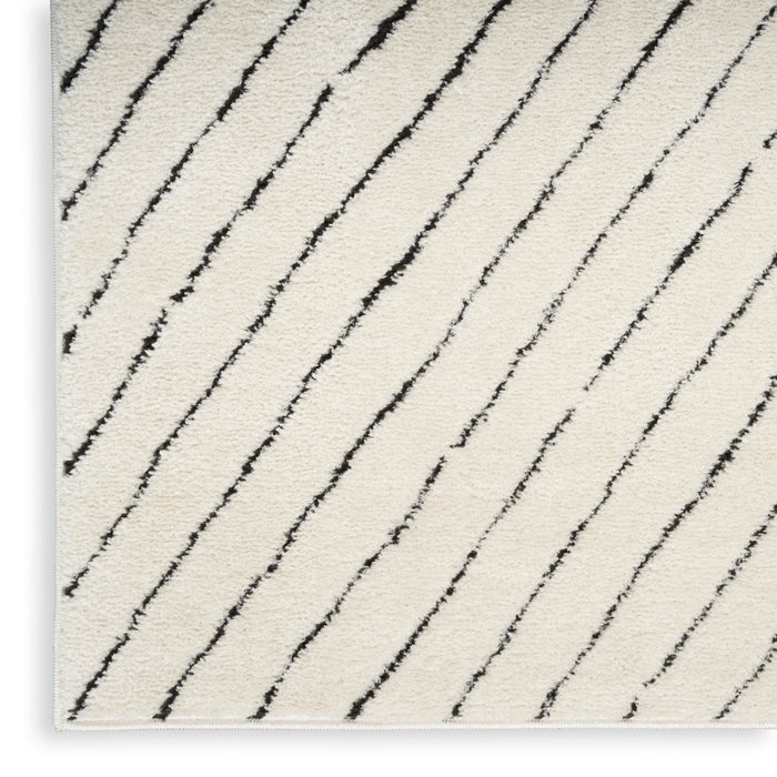 Modern Comfort MNC01 Ivory Black Rug