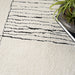 Modern Comfort MNC02 Ivory Black Rug