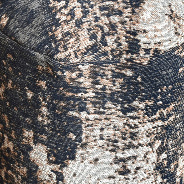 Modern Cotton Chenille Pouf for Stylish Seating