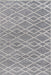 Modern Geometric Grey Area Rug 152x244 cm