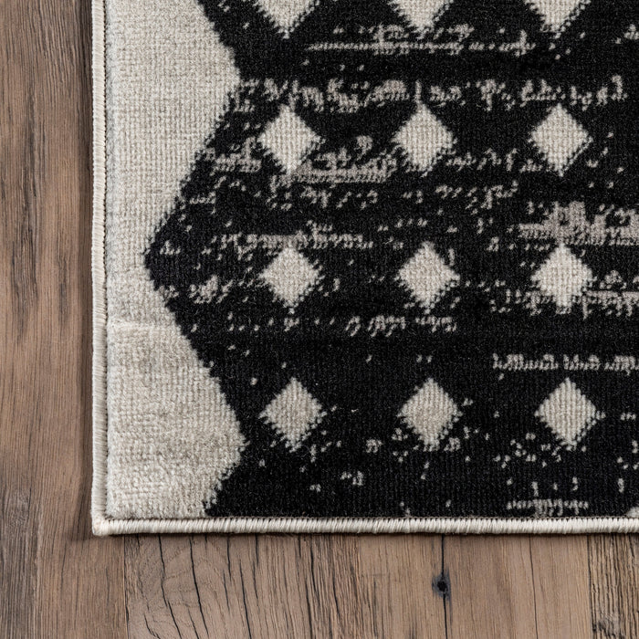 Modern Grey Birdseye Area Rug 160x230 cm