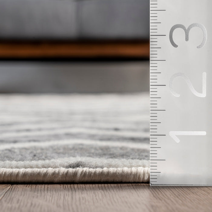 Modern Grey Birdseye Area Rug 160x230 cm