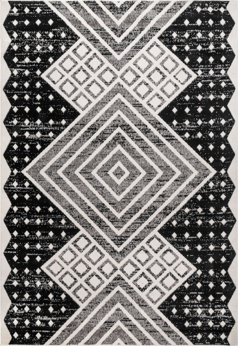 Modern Grey Birdseye Area Rug 160x230 cm