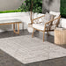 Modern Grey Indoor Outdoor Area Rug 150x230 cm
