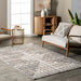 Modern Grey Maze Area Rug 160x230 cm