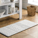 Modern Grey Trellis Anti-Fatigue Kitchen Mat 50cm x 80cm