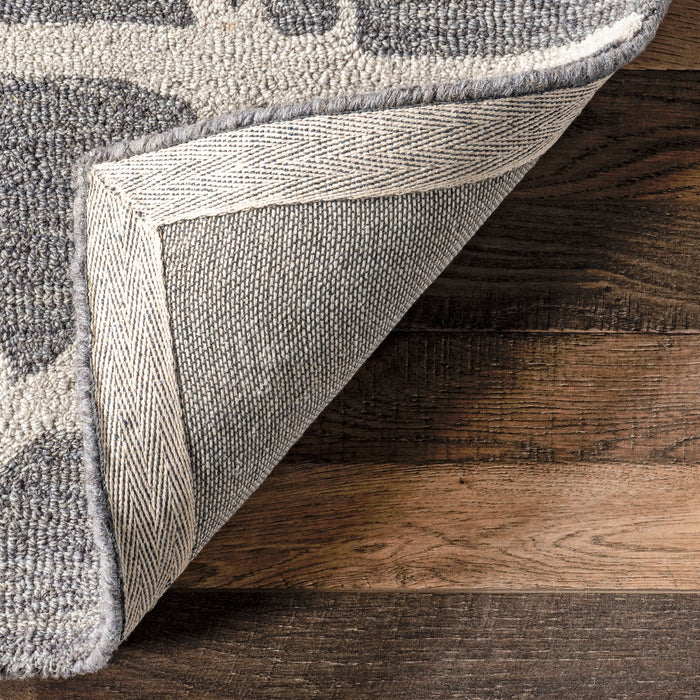 Modern Grey Wool Rug for Stylish Interiors