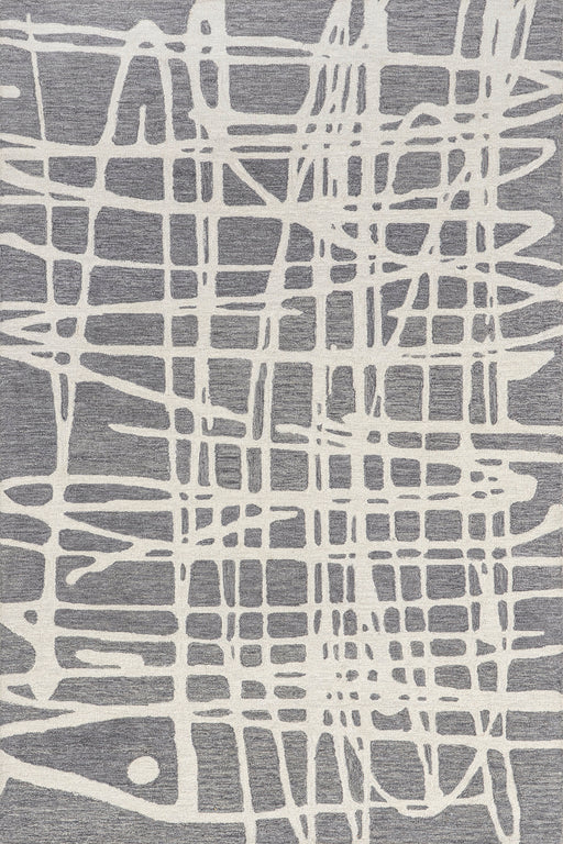 Modern Grey Wool Rug for Stylish Interiors