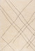 Modern Ivory Abstract Stripes Area Rug 160x230 cm