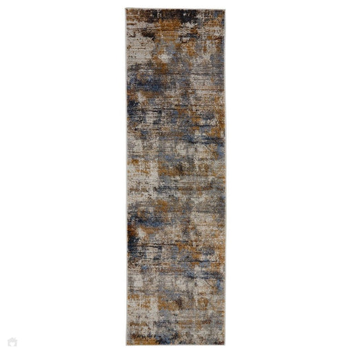 Mojave 8026 W Modern Abstract Distressed Eco-Friendly Recycled Polyester Flat-Pile Multicolour Runner