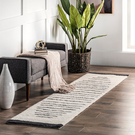 Mona Ivory Washable Wool Rug 160x230 cm