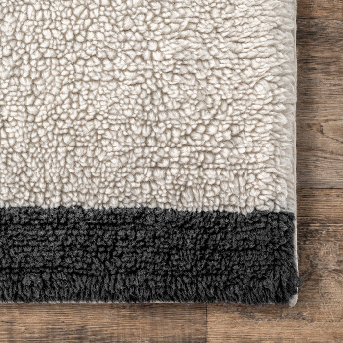 Mona Ivory Washable Wool Rug 160x230 cm