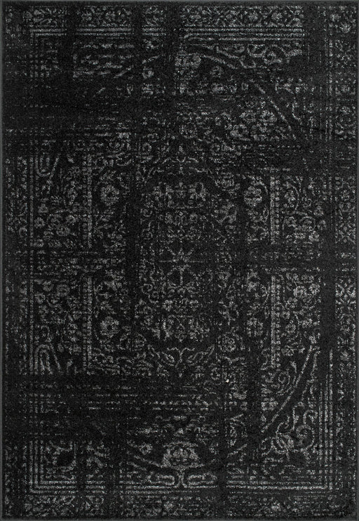 Monochrome Rosette Area Rug 120x180 cm