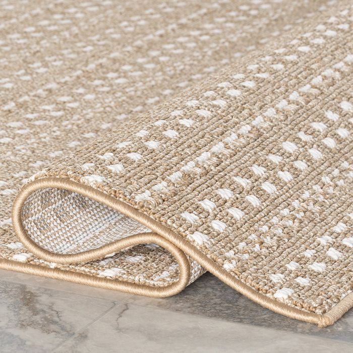 Monroe Striped Indoor Outdoor Rug 150x240 cm Neutral