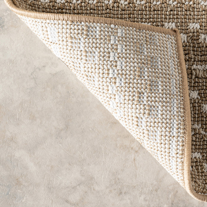 Monroe Striped Indoor Outdoor Rug 150x240 cm Neutral