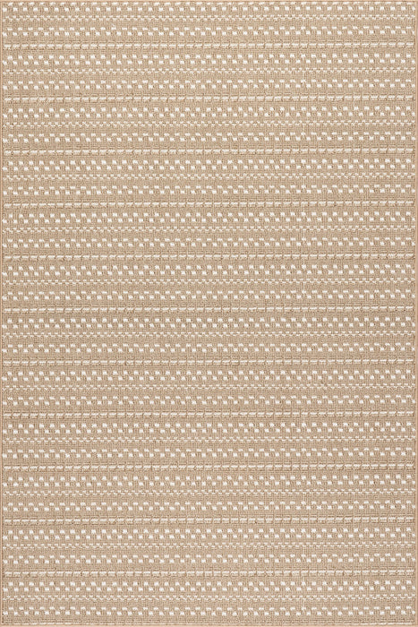 Monroe Striped Indoor Outdoor Rug 150x240 cm Neutral