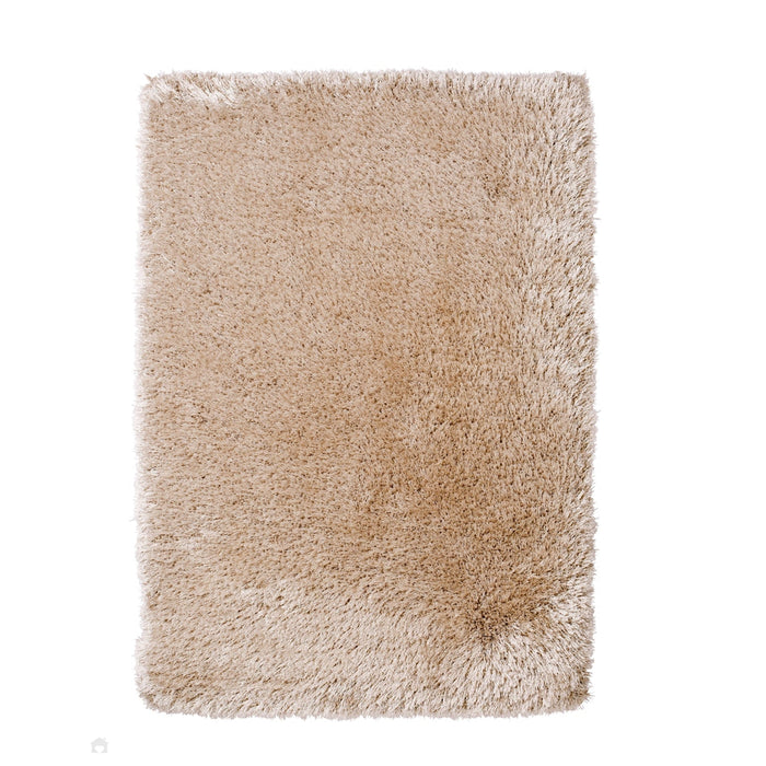 Montana Super Plush Heavyweight High-Density Luxury Hand-Woven Soft High-Pile Plain Shaggy Beige Rug