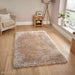 Montana Super Plush Heavyweight High-Density Luxury Hand-Woven Soft High-Pile Plain Shaggy Beige Rug