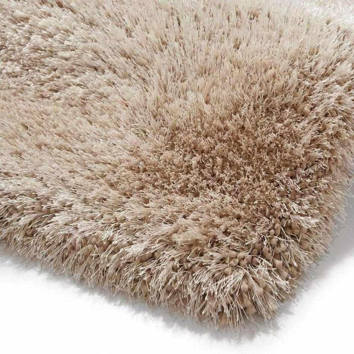 Montana Super Plush Heavyweight High-Density Luxury Hand-Woven Soft High-Pile Plain Shaggy Beige Rug