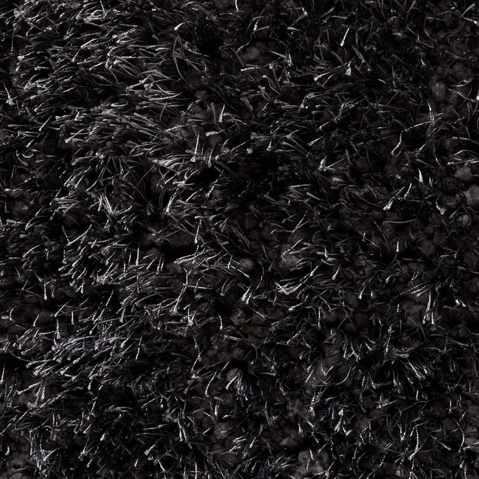 Montana Super Plush Heavyweight High-Density Luxury Hand-Woven Soft High-Pile Plain Shaggy Dark Grey Rug